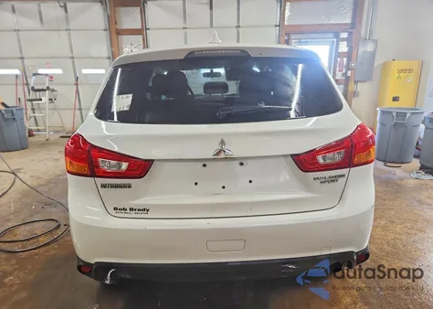 2017 Mitsubishi Outlander Sport Es из США, поврежденный, VIN JA4AP3AU4HZ027982